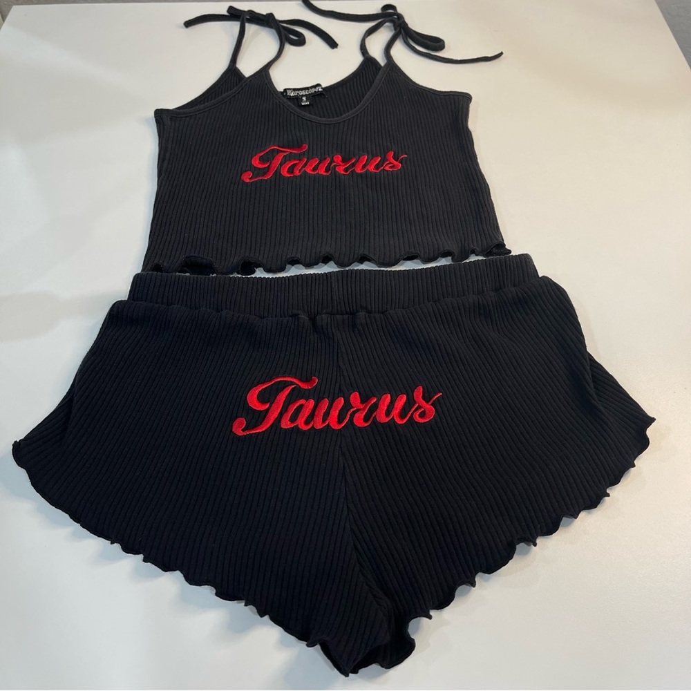 SOLD Dolls Kill Horoscopez Taurus ♉️ top and bottom set